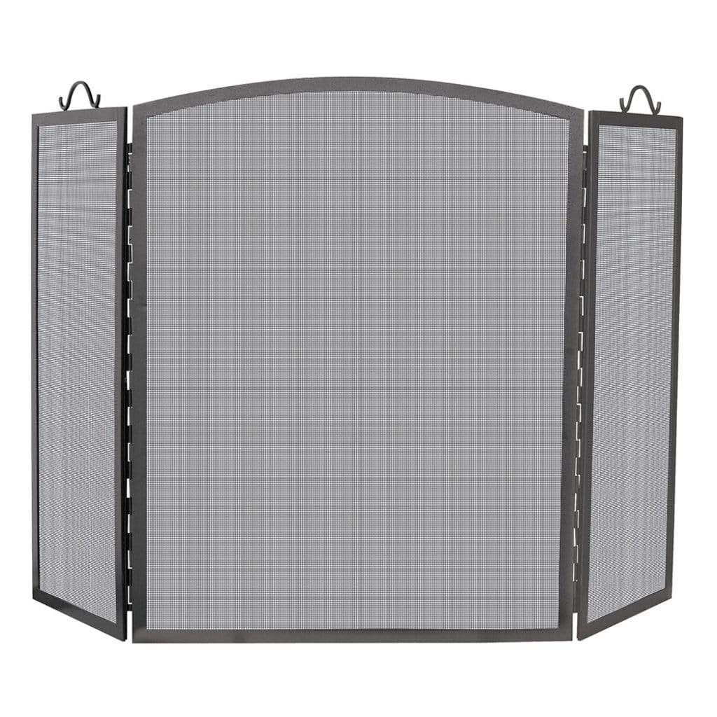 UniFlame 56" S-1172 Large 3 Panel Olde World Iron Arch Top Screen