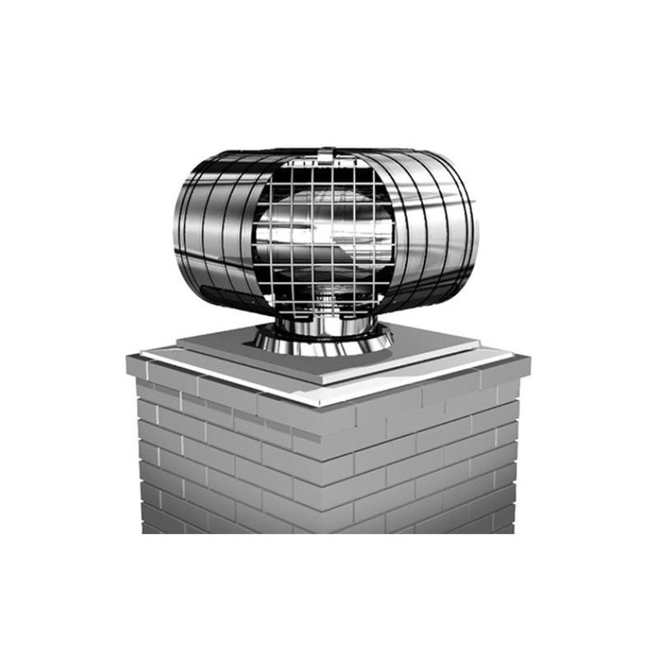 Vacu-Stack 10" Standard Chimney Cap Wind Induced Downdraft Preventer