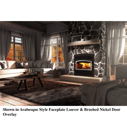 Valcourt Arabesque Style Faceplate Louver for Lafayette II Wood Fireplace