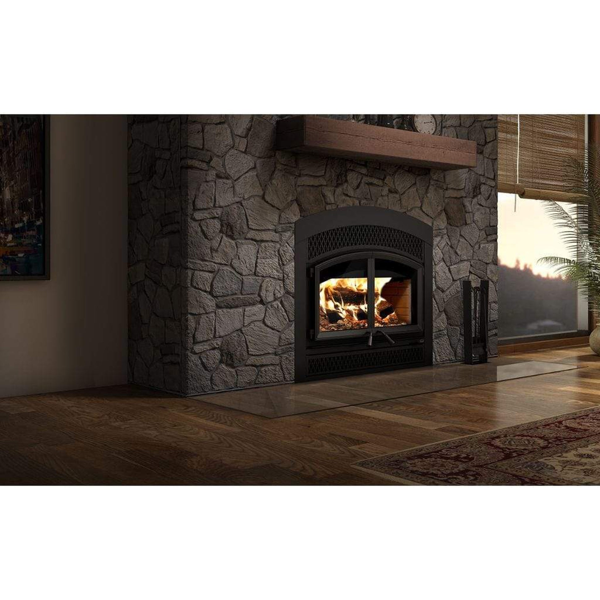 Valcourt Arabesque Style Faceplate Louver for Waterloo-Arched Wood Fireplace