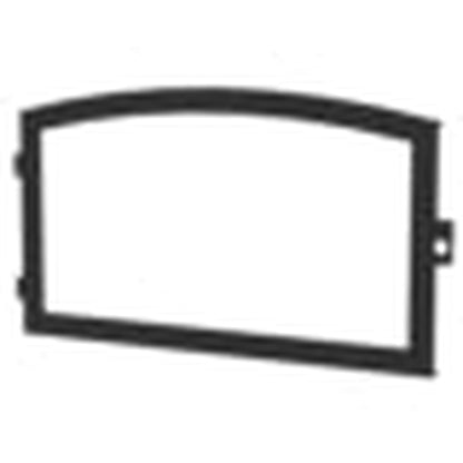 Valcourt Black Door Overlay for Lafayette II Wood Fireplace