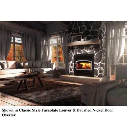 Valcourt Classic Style Faceplate Louver for Lafayette II Wood Fireplace