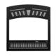 Valcourt Crown Style Faceplate Louver for Lafayette II Wood Fireplace