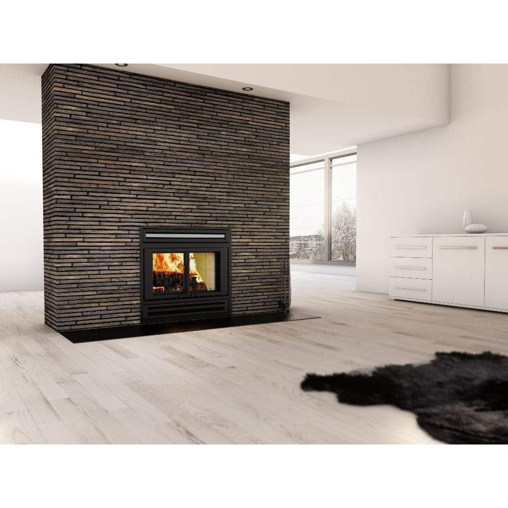 Valcourt Manoir Wood Burning Fireplace with Chimney