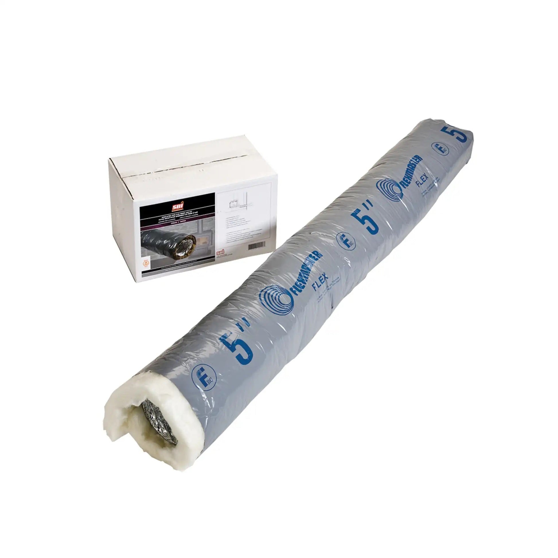 Ventis 4 Feet Insulated Flex Pipe for 5" Fresh Air Intake