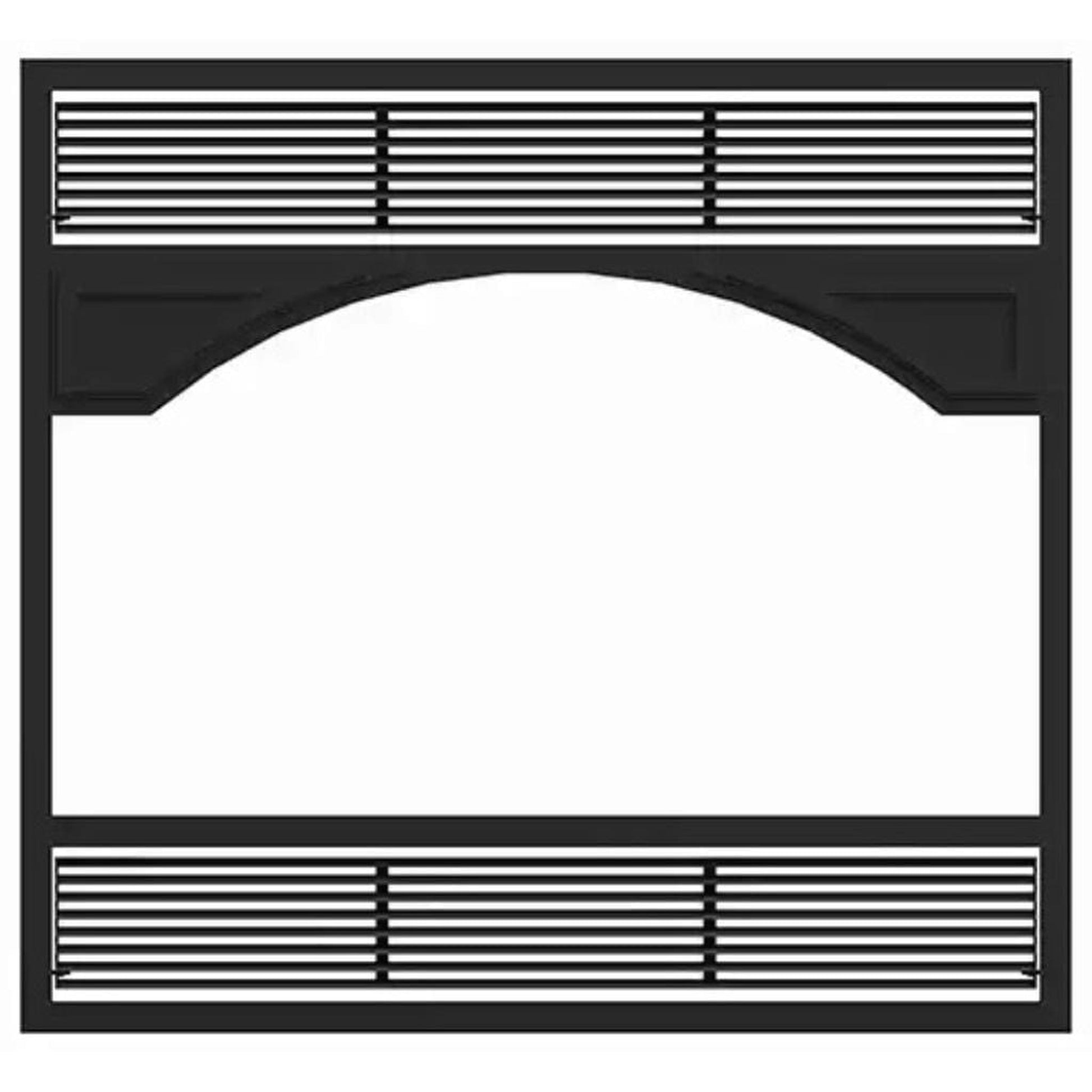 Ventis Black Traditional Faceplate for ME300 Wood Burning Fireplace