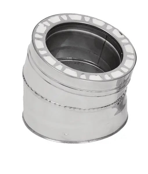 Ventis Class-A 6" 30-Degree Elbow Kit 304L Stainless Steel, All Fuel Chimney (VA-EL0630)