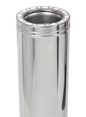 Ventis Class-A 8" x 48" 316L Inner/430 Outer All Fuel Chimney Pipe (VA316-0848)
