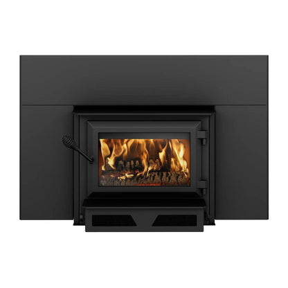 Ventis HEI170 27" Black Direct Vent Medium Wood Burning Fireplace Insert, EPA2020 Certified