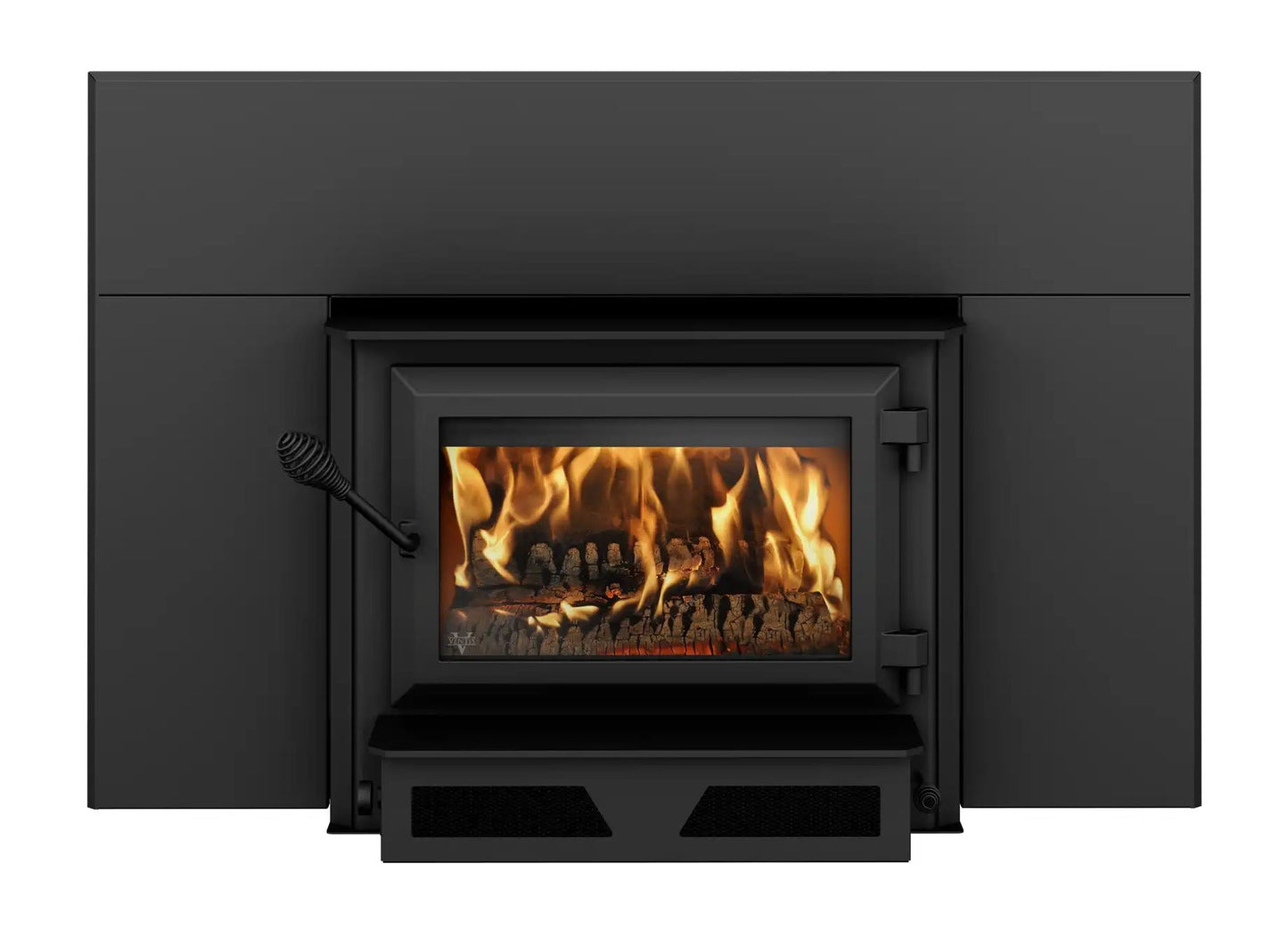 Ventis HEI170 27" Medium Size Black Direct Vent Wood Fireplace Insert, EPA2020 Certified