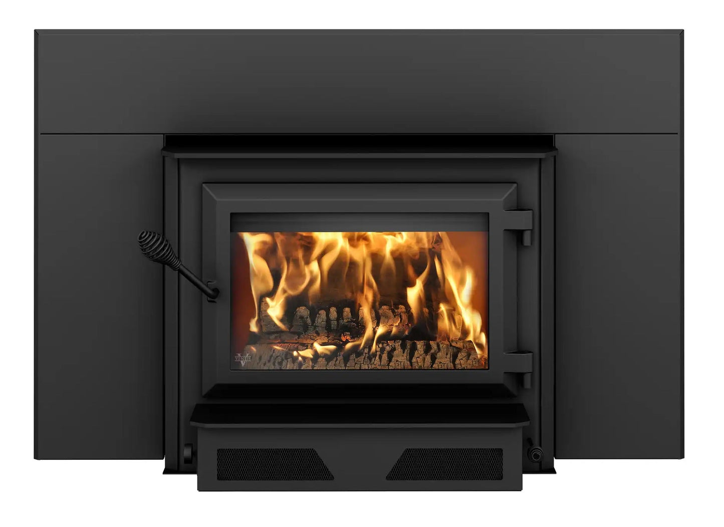 Ventis HEI240 28" Large Size Black Direct Vent Wood Fireplace Insert, EPA2020 Certified