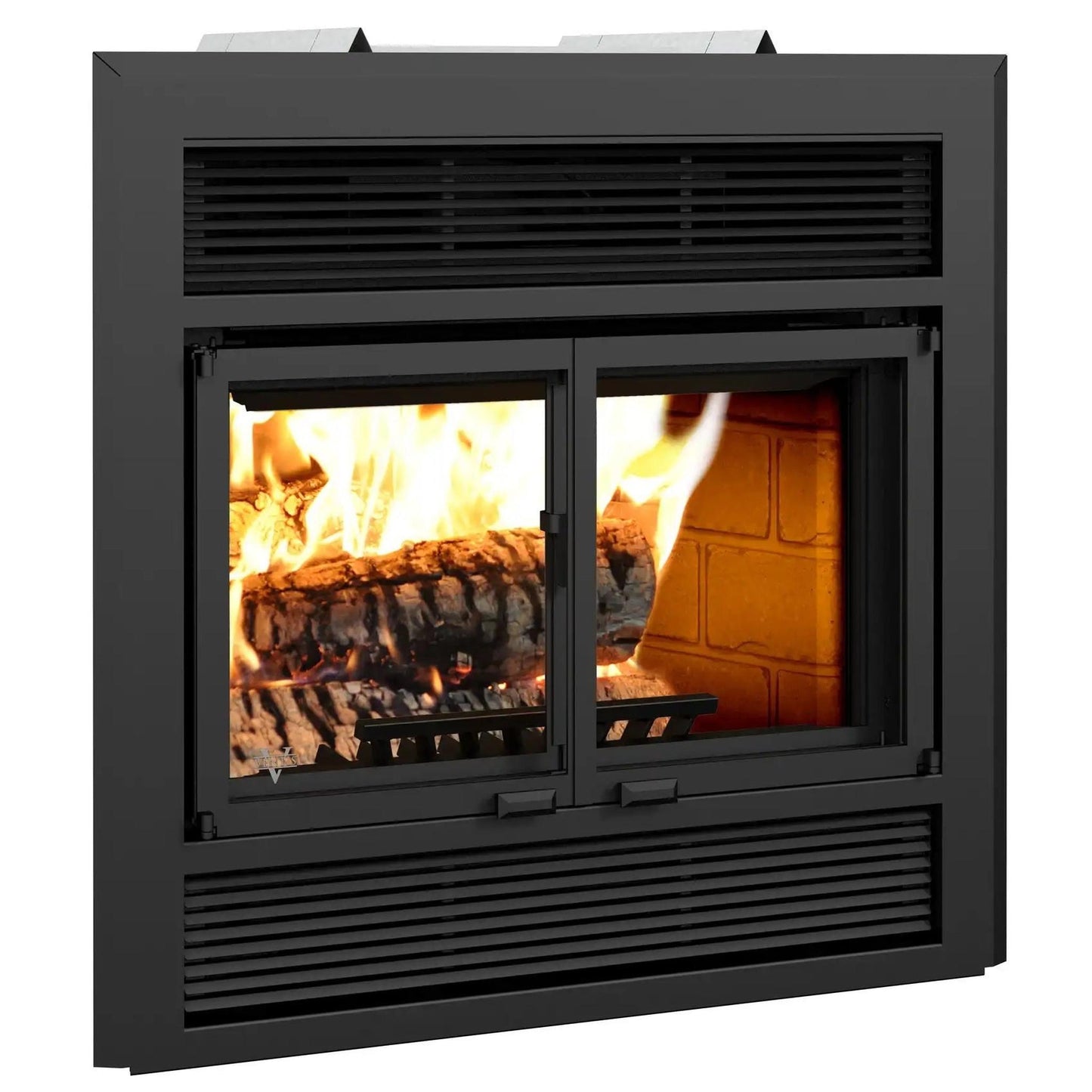 Ventis ME150 40" Black Direct Vent Wood Burning Fireplace