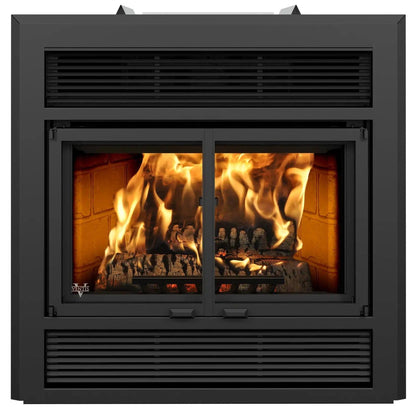 Ventis ME150 40" Black Direct Vent Wood Burning Fireplace