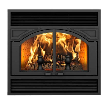 Ventis ME300 41" Black Wood Burning Large Fireplace