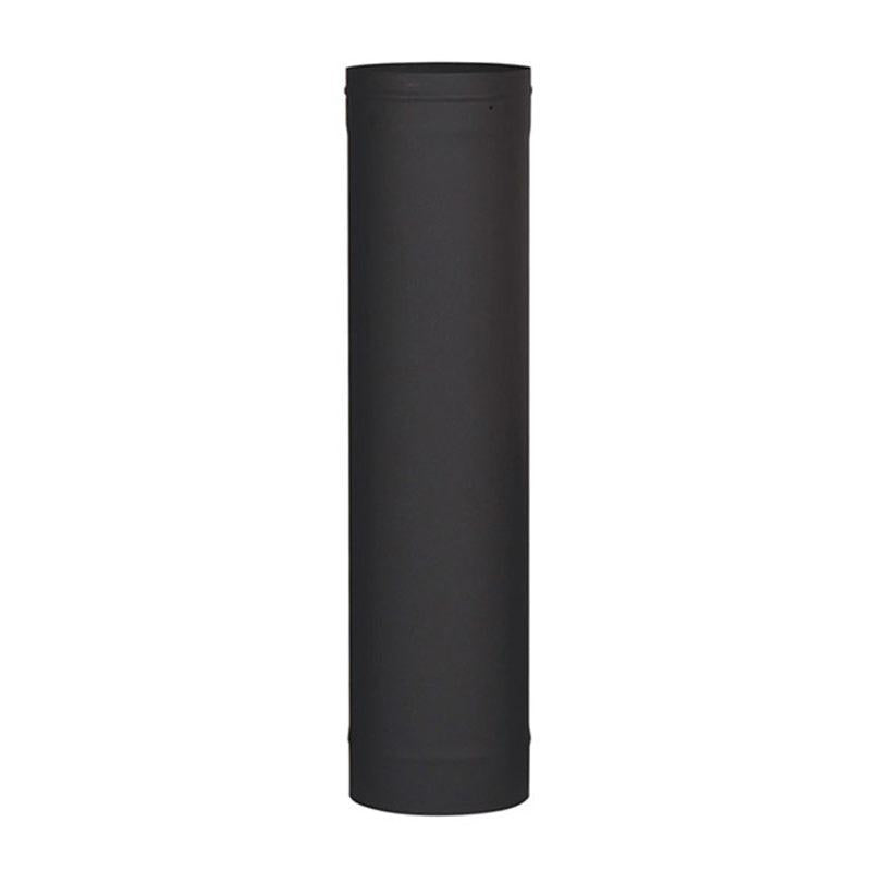 Ventis Single-Wall 8" x 6" Black 22-Gauge Cold Rolled Steel Stove Pipe (VSB0806)