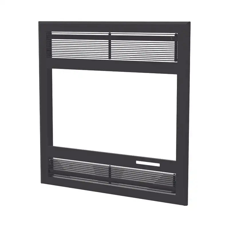 Ventis VBA1561 Black Modern Faceplate for HE250R Wood Burning Fireplace