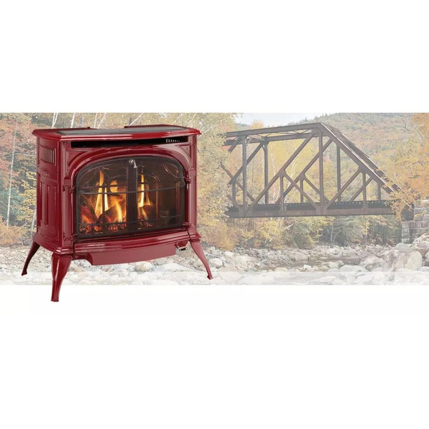 Vermont Castings 31" Radiance Direct Vent Gas Stove with IntelliFire Touch Ignition System