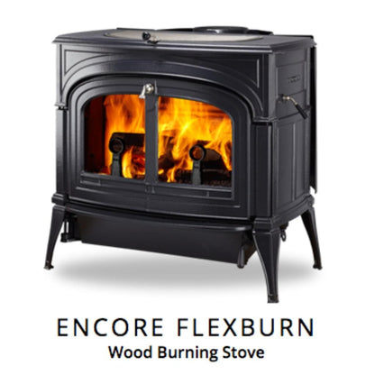 Vermont Castings Encore 27" Twilight Enamel Wood Burning Stove With Traditional Doors