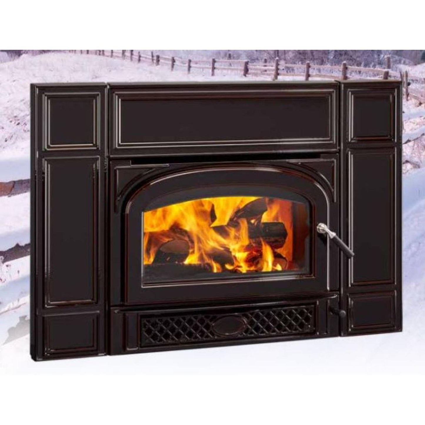 Vermont Castings Gifford 27" Classic Black Wood Burning Fireplace Insert