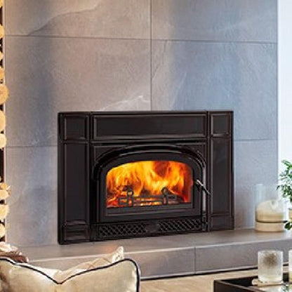 Vermont Castings Montpelier II 32" Majolica Brown Wood Burning Fireplace Insert