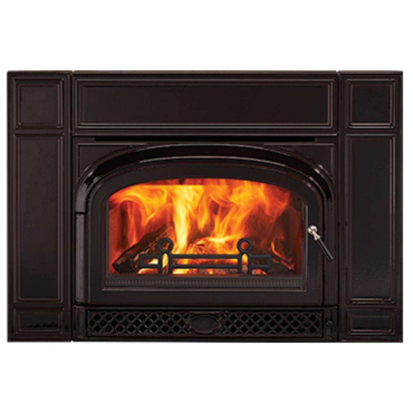 Vermont Castings Montpelier II 32" Majolica Brown Wood Burning Fireplace Insert