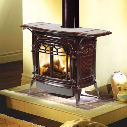 Vermont Castings Stardance 25" Classic Black Direct Vent Propane Gas Stove With IntelliFire Touch Ignition System