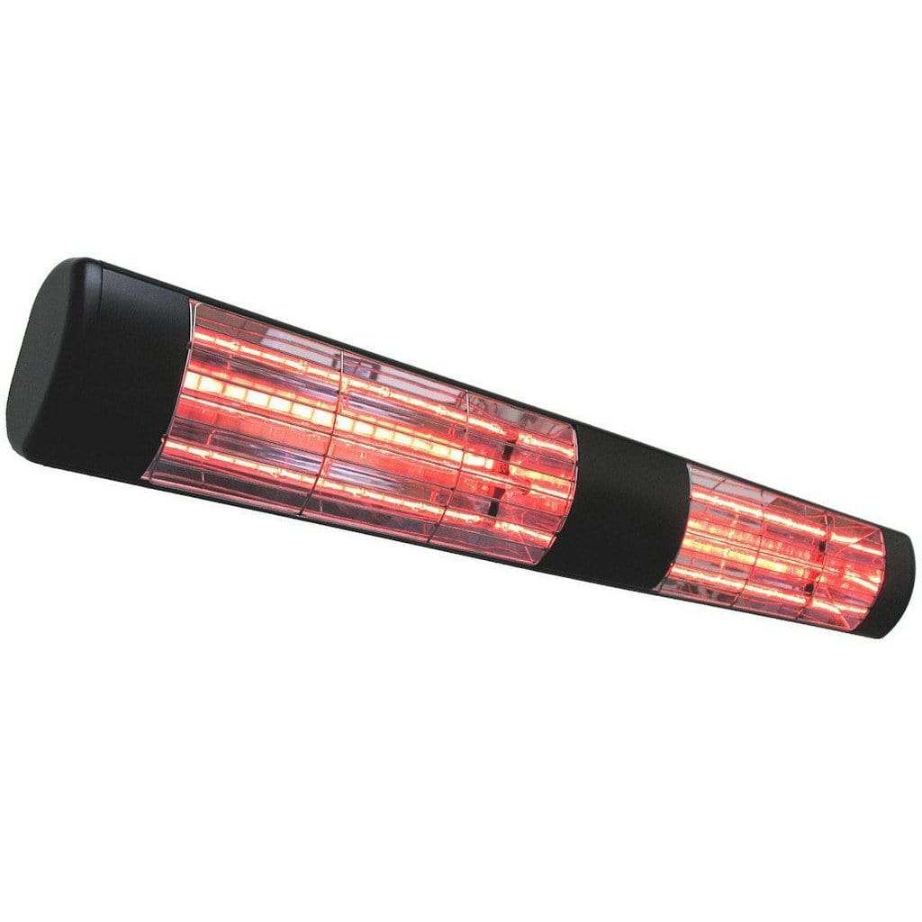 Victory Lighting 3000w 240v Black All Weather Electric Infrared Heater Gold Lamp