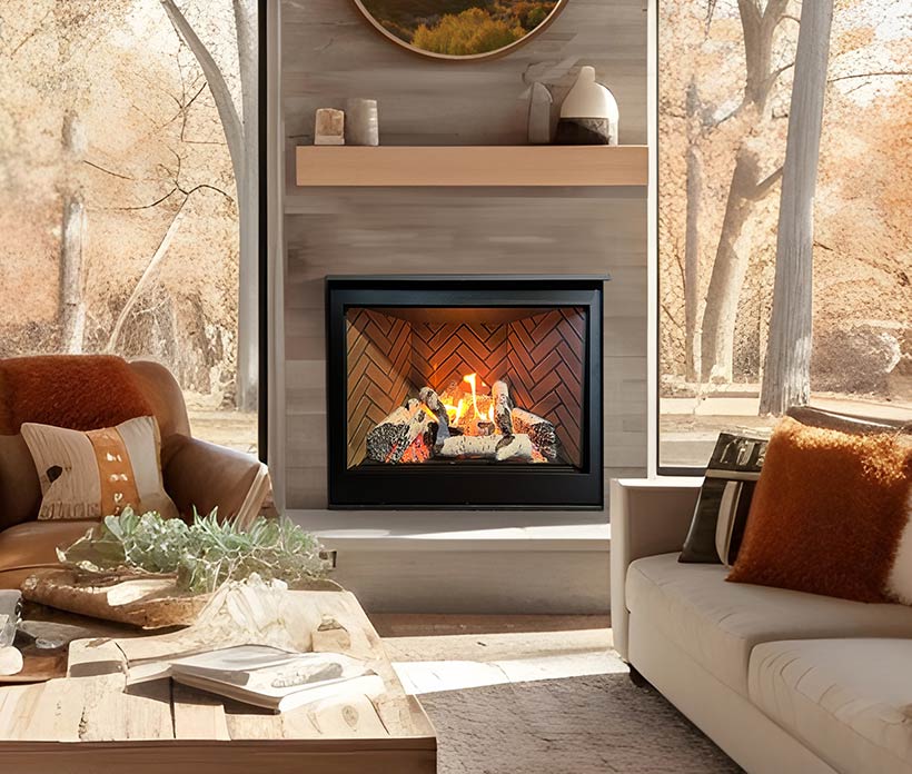 Sierra Flame by Amantii Jasper 36" Clean Face Direct Vent Natural Gas Fireplace