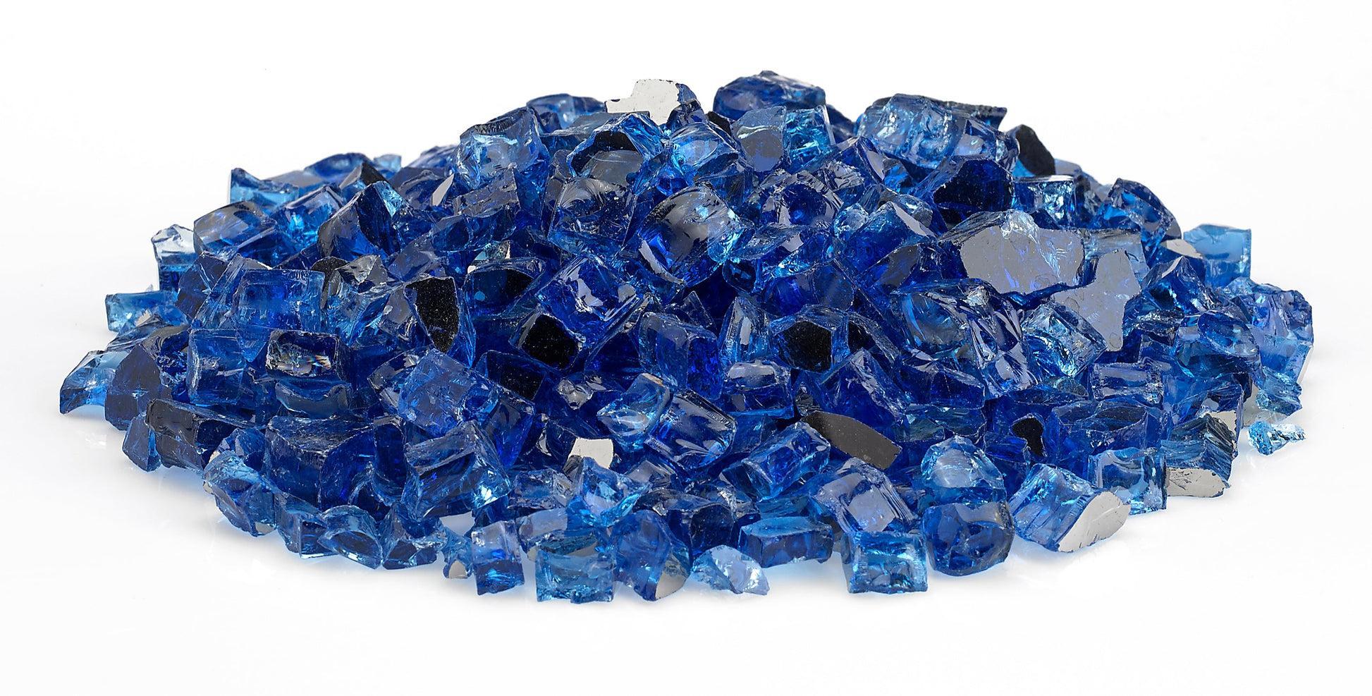 Warming Trends 1/2" Cobalt Reflective Fire Glass (70lb)