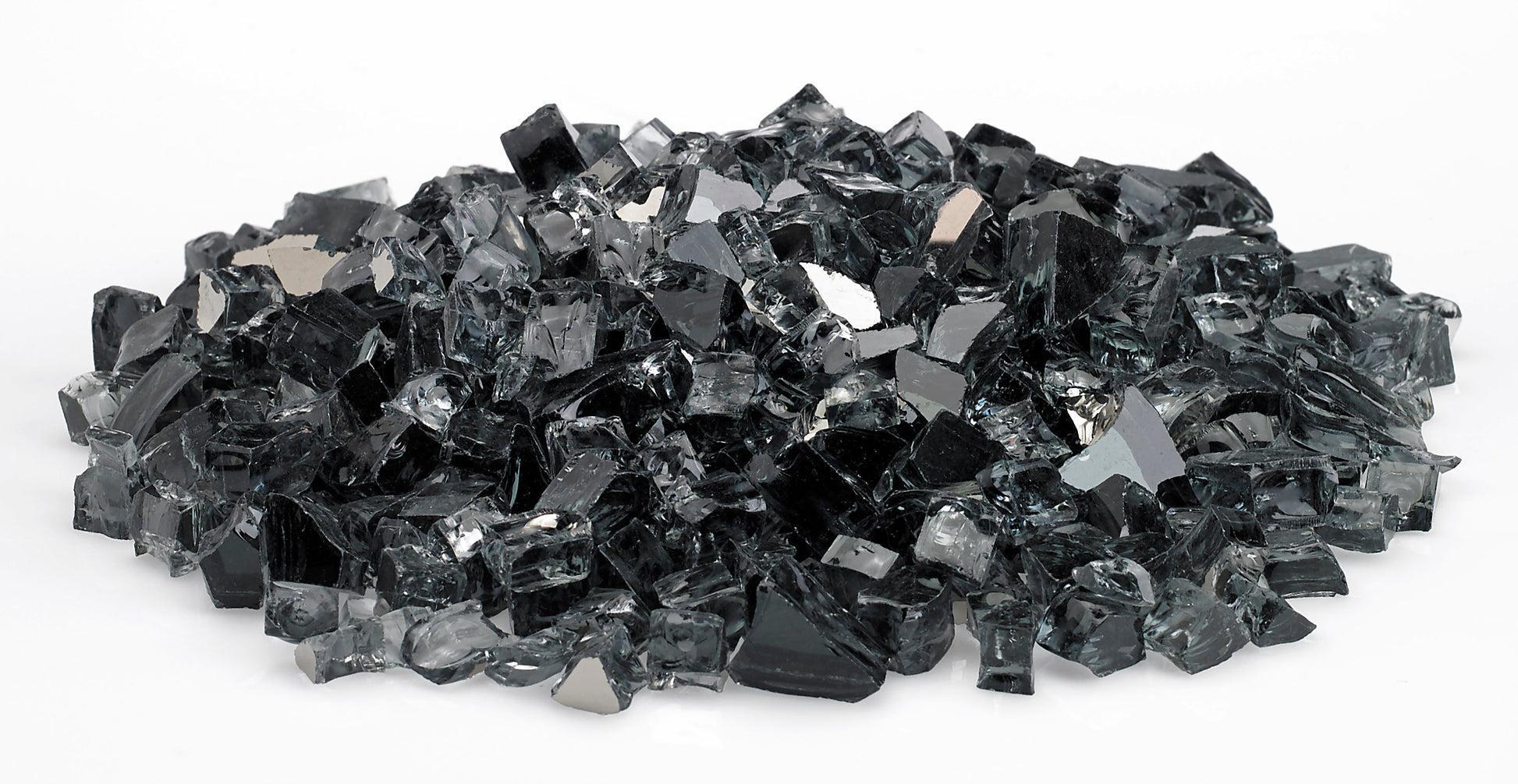 Warming Trends 1/2" Gray Reflective Fire Glass (10lb)