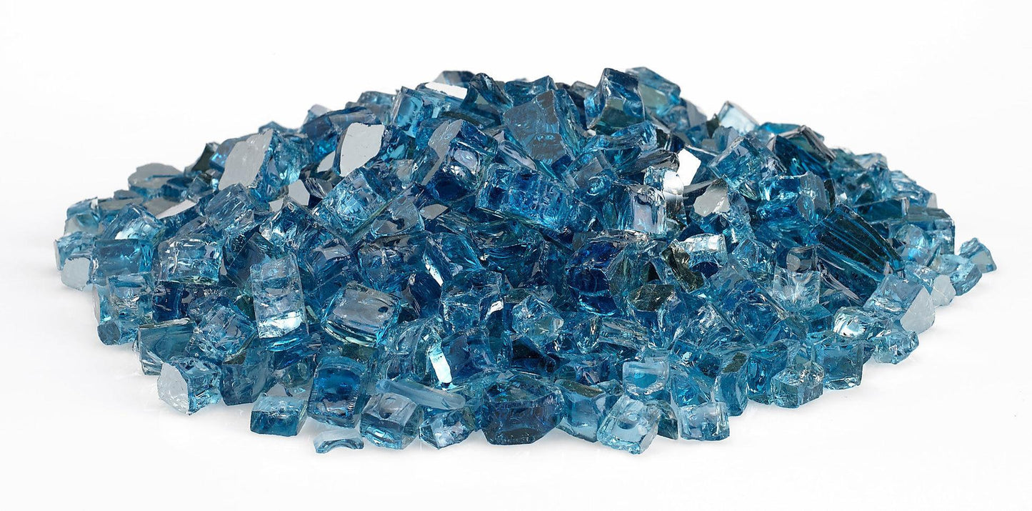 Warming Trends 1/2" Pacific Blue Reflective Fire Glass (10lb)