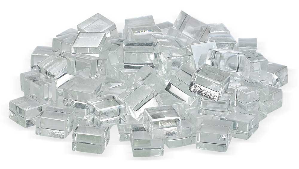 Warming Trends 1/2" StarFire Luster Fire Glass Cubes (60lb)