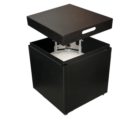 Warming Trends 18" Black 20lb Propane Tank Cover With Lid