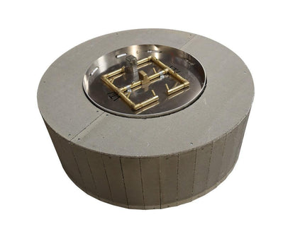 Warming Trends 42" Natural Gas Circular Ready-To-Finish Kit With CFB120 Original Brass Burner