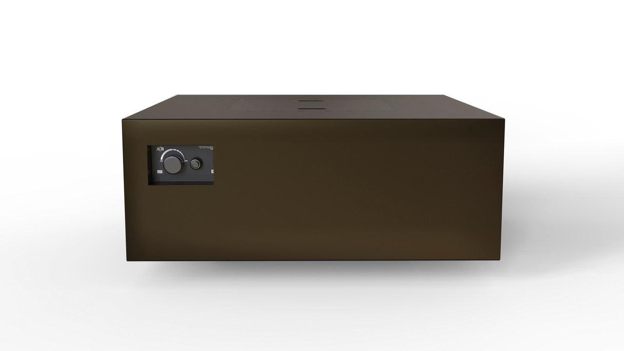 Warming Trends AON 40" Bronze Powder Coated Steel Natural Gas, Mercury Ignition Square Fire Table