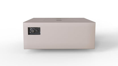 Warming Trends AON 40" Sand Pebble Powder Coated Steel Natural Gas, Mercury Ignition Square Fire Table