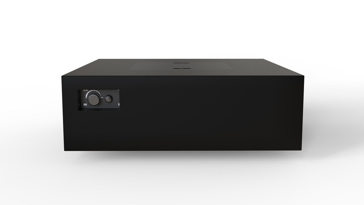 Warming Trends AON 48" Black Powder Coated Steel Liquid Propane, Push Button Ignition Square Fire Table