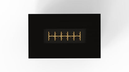 Warming Trends AON 48" Black Powder-Coated Steel Rectangular Liquid Propane Fire Table With Mercury Ignition and UT170 CrossFire Brass Burner