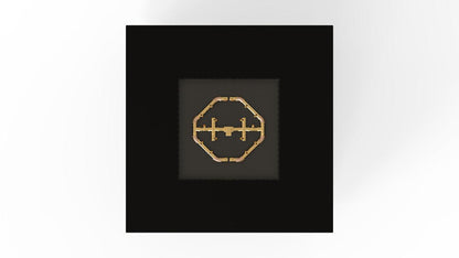 Warming Trends AON 48" Black Powder-Coated Steel Square Liquid Propane Fire Table With Mercury Ignition and U180 CrossFire Brass Burner