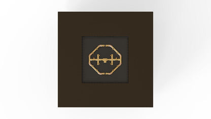 Warming Trends AON 48" Bronze Powder-Coated Steel Square Natural Gas Fire Table With Mercury Ignition and U180 CrossFire Brass Burner