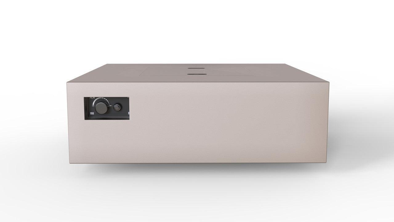 Warming Trends AON 48" Sand Pebble Powder Coated Steel Liquid Propane, Platinum Ignition Square Fire Table