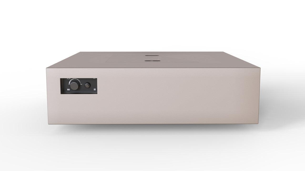 Warming Trends AON 56" Sand Pebble Powder Coated Steel Liquid Propane, Mercury Ignition Square Fire Table