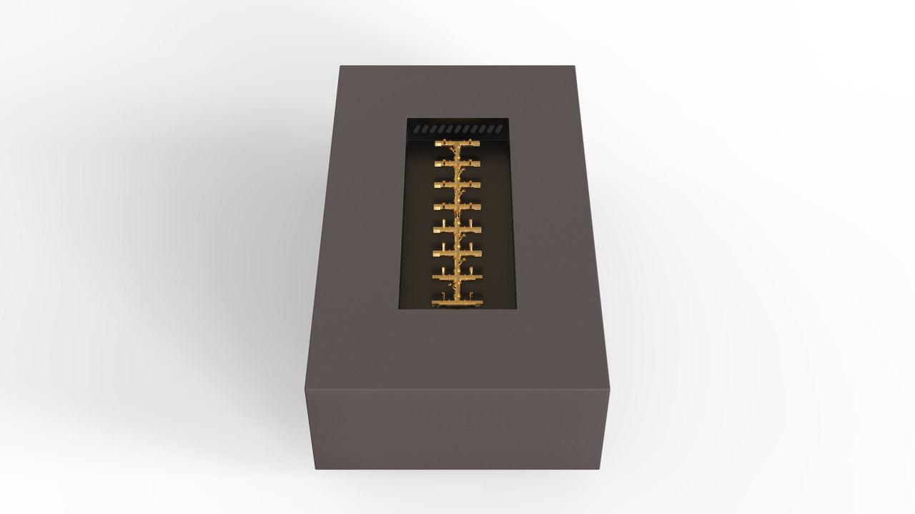 Warming Trends AON 60" Charcoal Powder Coated Steel Liquid Propane, Platinum Ignition Rectangular Fire Table