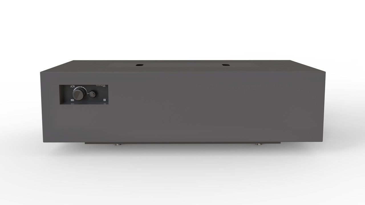 Warming Trends AON 60" Charcoal Powder Coated Steel Liquid Propane, Platinum Ignition Rectangular Fire Table