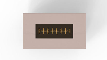 Warming Trends AON 60" Sand Pebble Powder Coated Steel Liquid Propane, Mercury Ignition Rectangular Fire Table