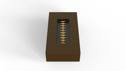 Warming Trends AON 72" Bronze Powder-Coated Steel Rectangular Liquid Propane Fire Table With Mercury Ignition and UT290 CrossFire Brass Burner