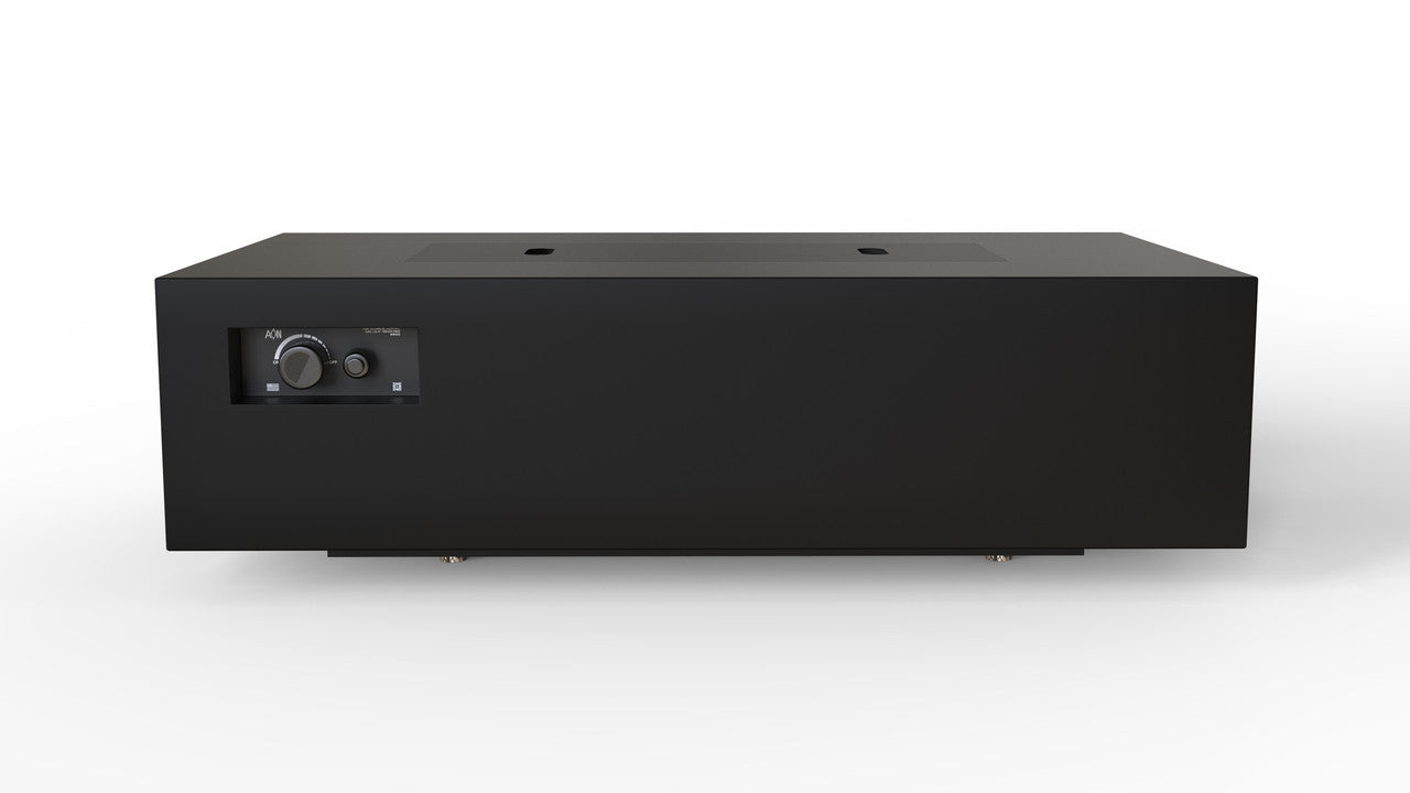 Warming Trends AON 60" Black Powder Coated Steel Natural Gas, Push Button Ignition Rectangular Fire Table