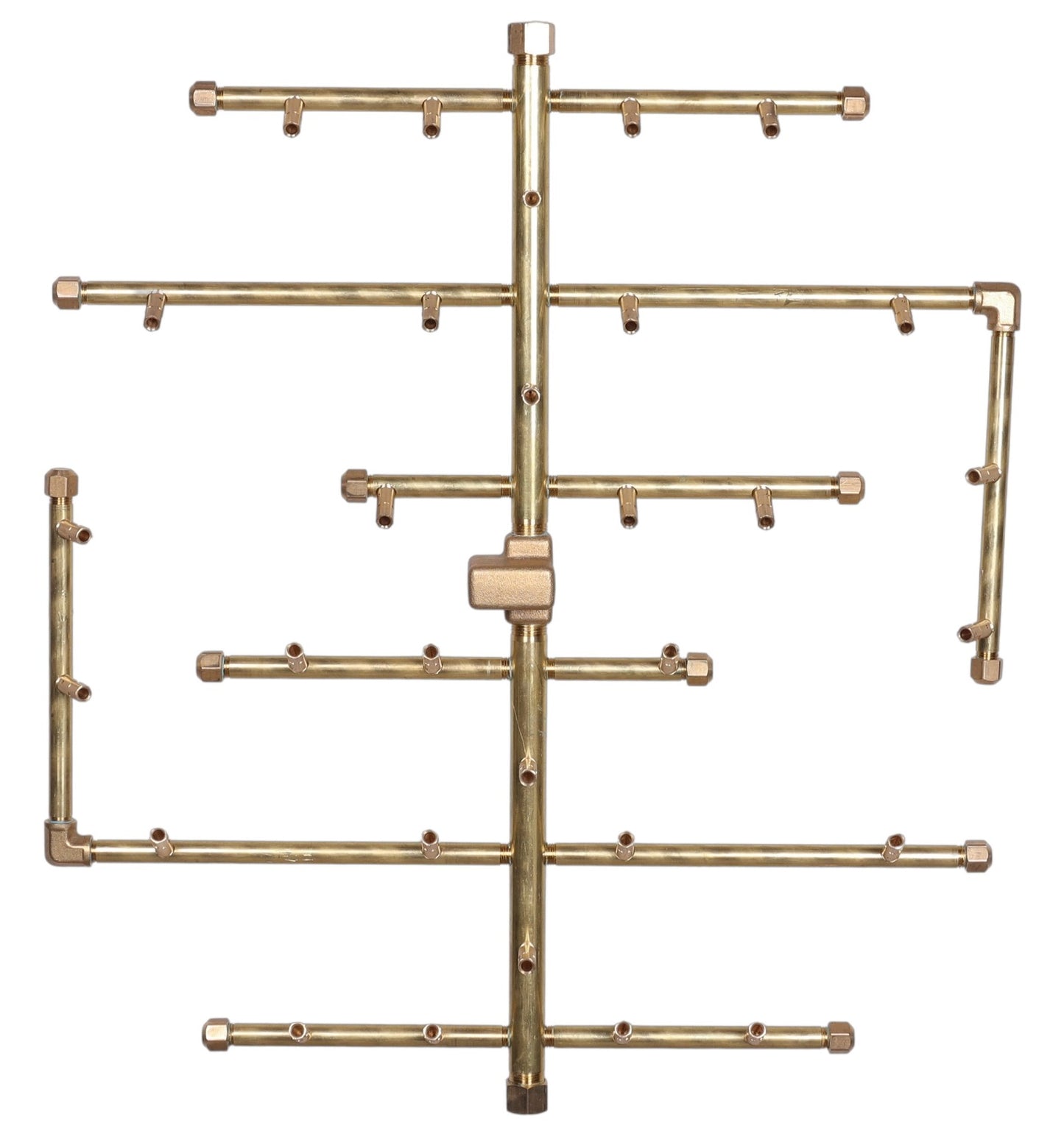 Warming Trends Original 25" x 22" 300K BTU Universal Crossfire 2.0 Brass Burner