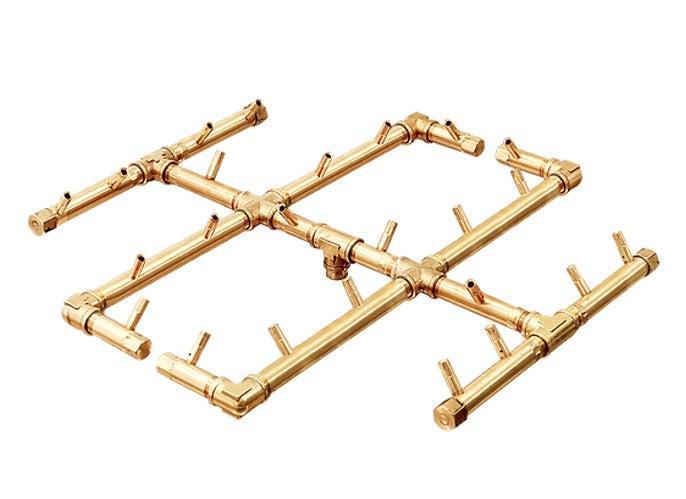 Warming Trends Original CFB300 300K BTU Liquid Propane Crossfire Brass Burner With 42" Circular Plate
