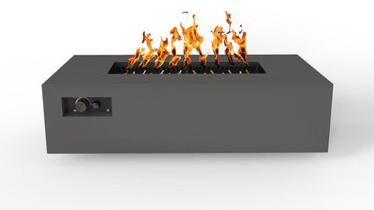 Warming Trends R60-Rectangle 60" x 34" x 18" Charcoal Mercury Ignition Liquid Propane Fire Table